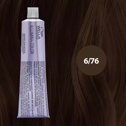 Illumina Color Hajfesték - 6/76 60ml Dark Brunette Violet Blonde főképe